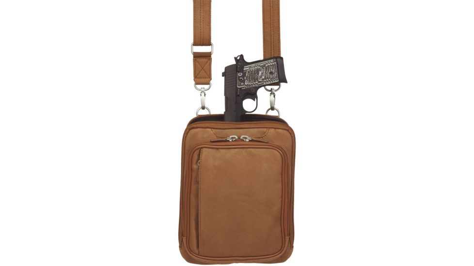 Gun Tote'n Mamas Concealed Carry Raven Shoulder Pouch, Tan, GTM-99/TN