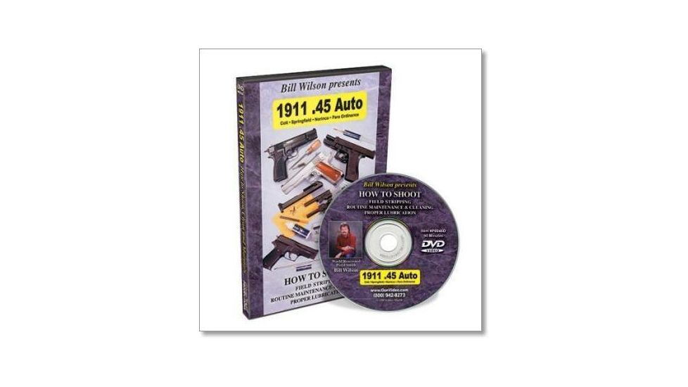 Gun Video DVD - 1911 Auto Pistol How To Shoot with Bill Wilson P0046D
