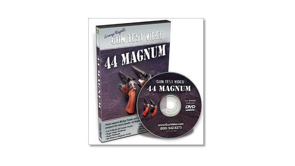 Gun Video DVD - .44 Magnum Test P0020D