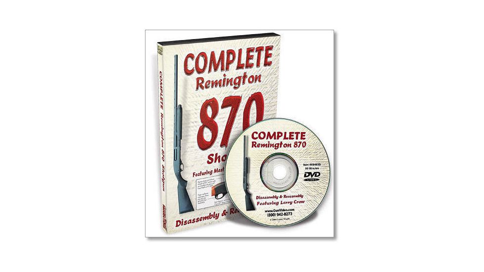 Gun Video DVD - Complete Remington 870 Shotgun Dissassembly/Reassembly X0493D