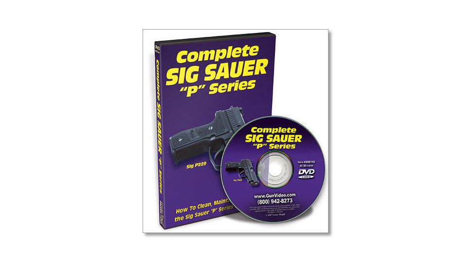 Gun Video DVD - Complete Sig Sauer Disassembly/Reassembly X0011D