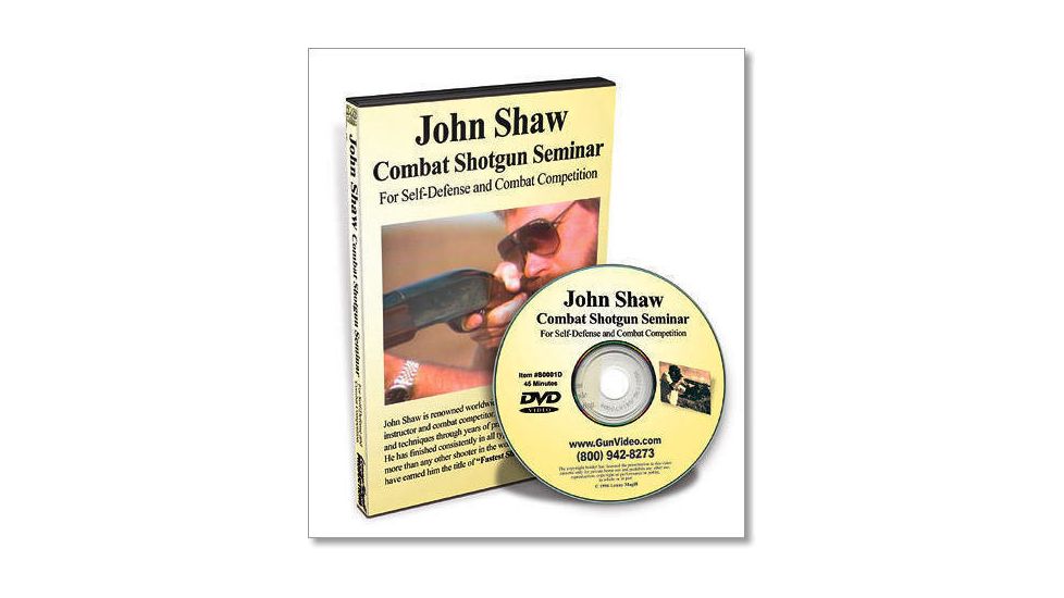 Gun Video DVD - John Shaw - Combat Shotgun S0001D