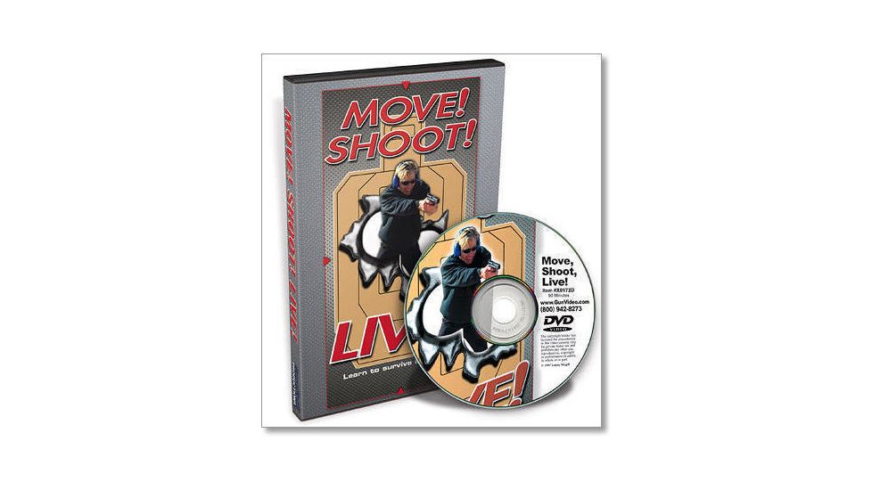 Gun Video DVD - Move! Shoot! Live! - Survive a Gunfight X0172D