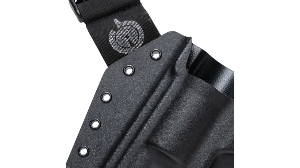 GunfightersINC Kenai Chest Holster, S&amp;W X-Frame, Black/Black, Black Harness, Left Hand, KN-SWX-010112