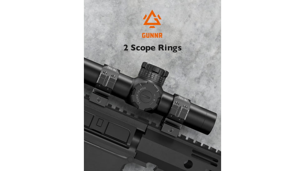 GUNNR Gulltoppr 34mm Riflescope Rings