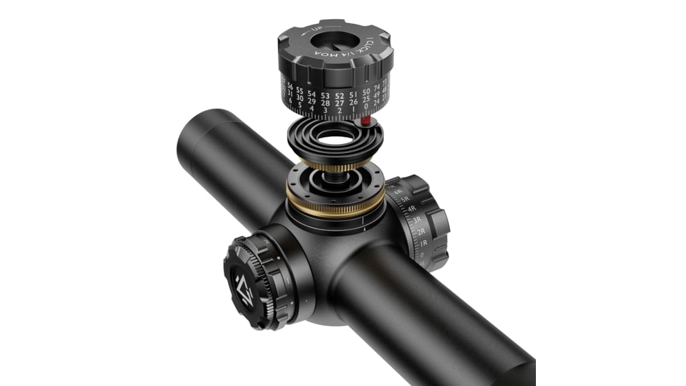 GUNNR Odin 1-10x28mm 34mm Tube FFP LPVO Rifle Scope with Mount and Case, Black, GUNBOXS24