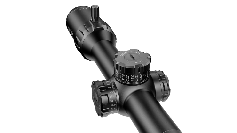 GUNNR Odin ED 1-6x28mm LPVO 34mm Tube Rilfe Scope, First Focal Plane, MOA, Black, FFP-1624-24