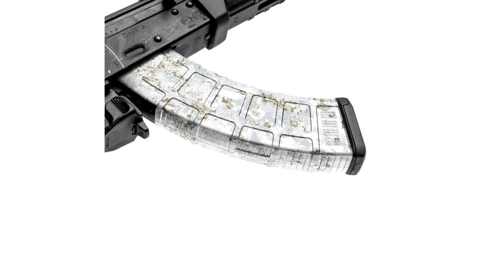 GunSkins AK-47 Magazine Skin, PenCott SnowDrift, ak-47-mag-skin-snowdrift