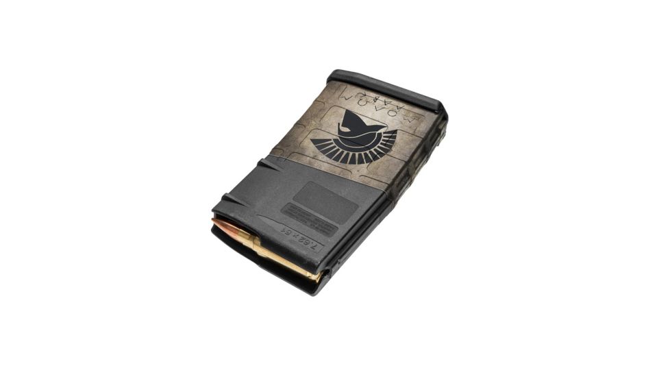 GunSkins AR-10 Magazine Skin, Molon Labe Tan, ar-10-mag-skin-molon-labe-tan