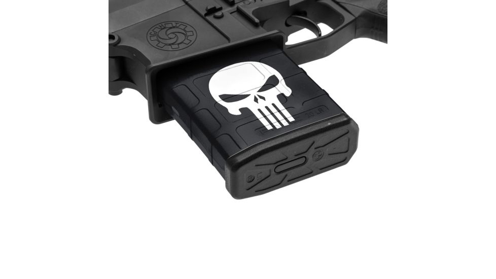 GunSkins AR-10 Magazine Skin, Skull, ar-10-mag-skin-skull
