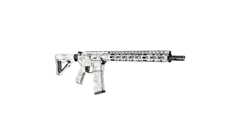 GunSkins AR-15 Rifle Skin, PenCott SnowDrift, ar-15-rifle-skin-snowdrift
