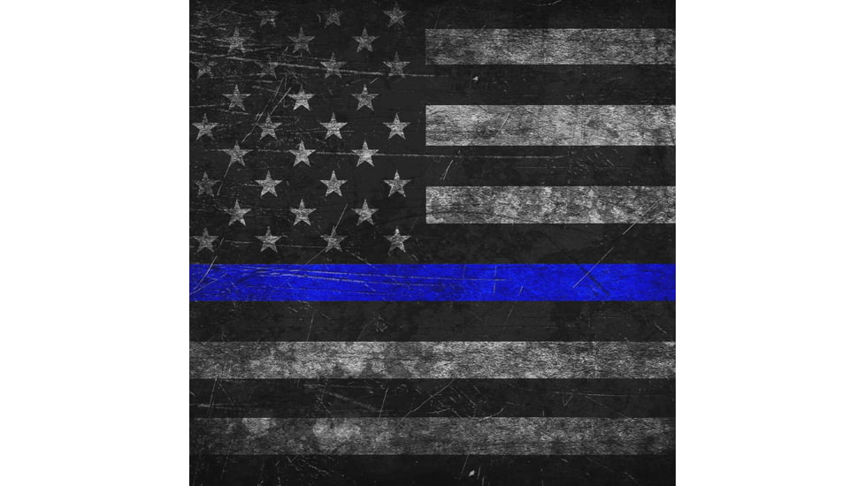 GunSkins Glock 45 Pistol Skin Premium Vinyl Wrap, GS Thin Blue Line, CU-98059-GLOCK45-TBLN