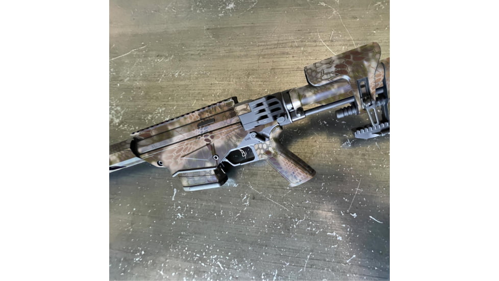 GunSkins Ruger Precision Skin Premium Vinyl Wrap, Kryptek Highlander, CU-98059-RUGER-HLND