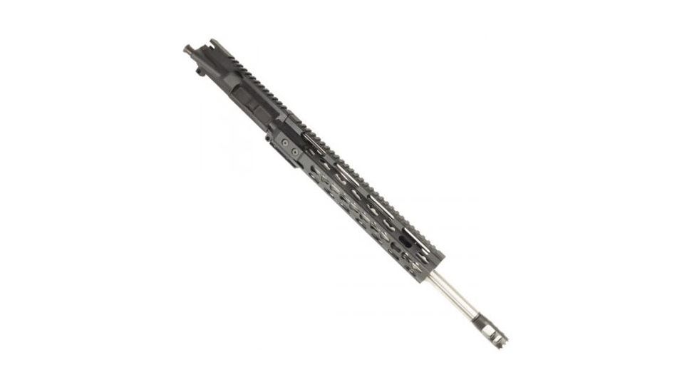GUNTEC USA 12in Narrow Profile Key Mod Free Floating Quad Rail w/Monolithic Top Rail,Black GT-12H-K