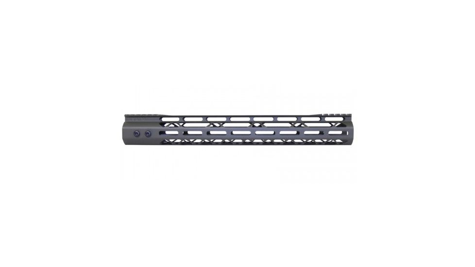 GUNTEC USA 15in Mod Lite Skeletonized Series M-LOK Free Floating Handguard w/Monolithic Top Rail,.308 Cal, OD Green, GT-15MDLTE-308-G