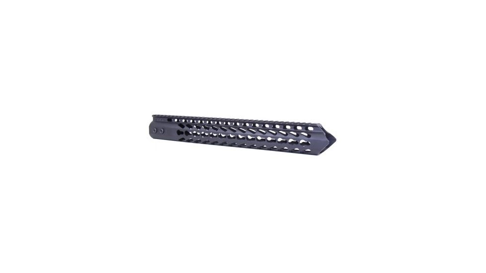 GUNTEC USA 15in Trident Series Ultra Lightweight Thin Key Mod Free Floating Handguard, Black GT-15JK-TRIDENT