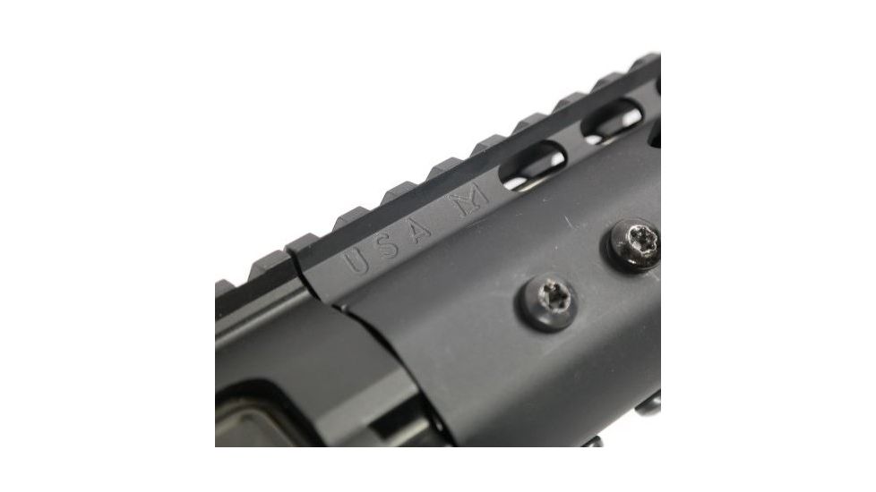 GUNTEC USA 15in Ultra Lightweight Thin M-Lok System Free Floating Handguard w/Monolithic Top Rail,.308 Cal,Black GT-15MLK-308