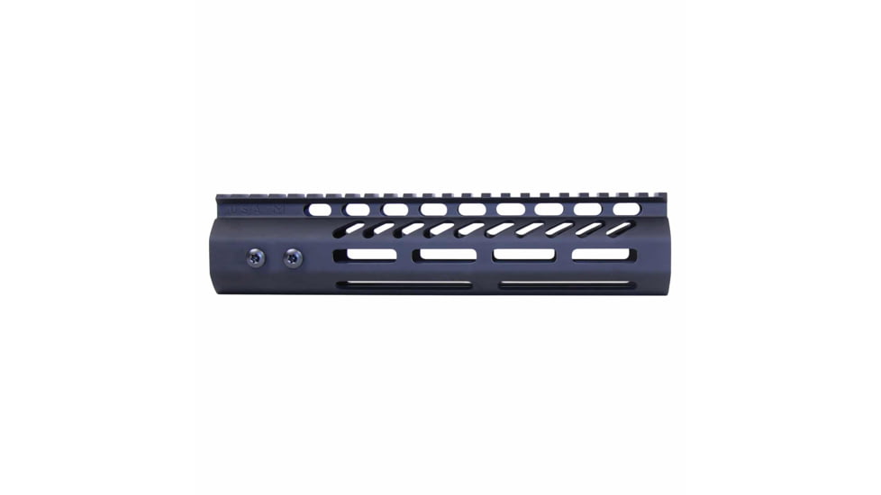 Guntec USA .308 Caliber Ultra Lightweight Thin M-LOK System Free Floating Handguard w/Monolithic Top Rail, 9in, Black, GT-9MLK-308
