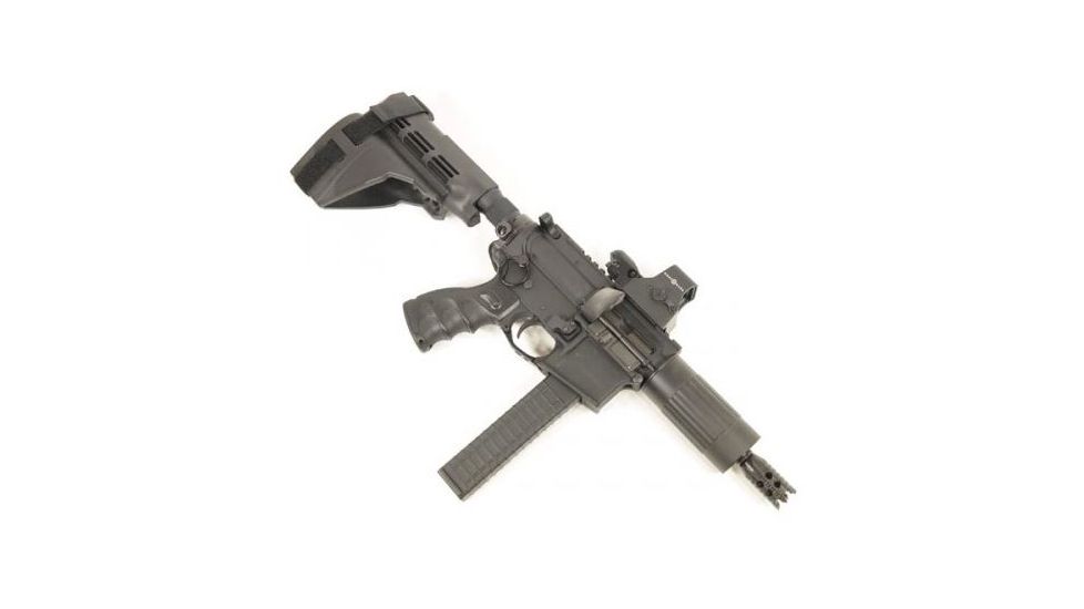 GUNTEC USA 4in Free Floating Smooth Tube Handguard w/Knurled Grooves GT-4FR