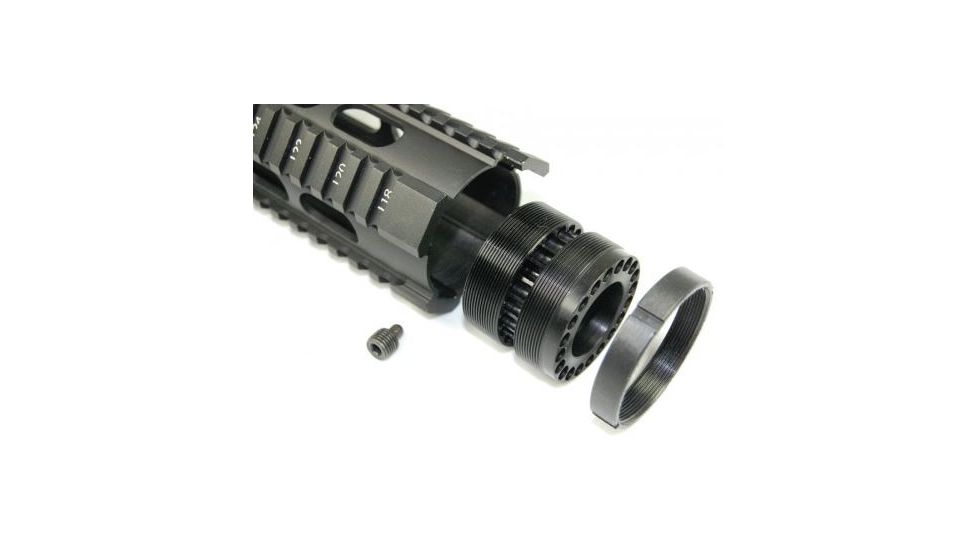 GUNTEC USA 7in Free Floating Quad Rail,Black GT-7F