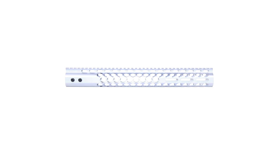 Guntec USA Air Lite Honeycomb Series M-LOK Free Floating Handguard w/Monolithic Top Rail, 15in, Clear, GT-15HC-AL-MLK-CLEAR