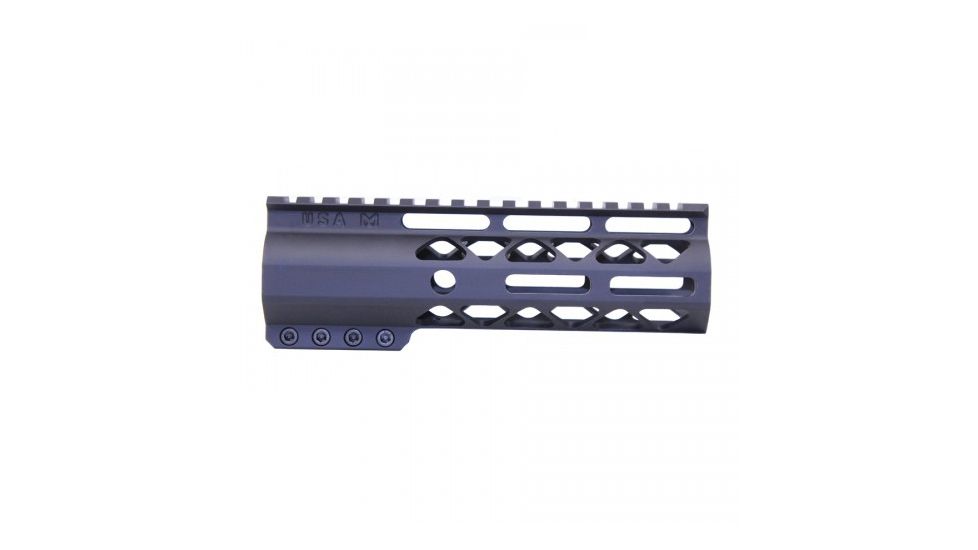 Guntec USA Air-Lok Series M-LOK Compression Free Floating Handguard w/ Monolithic Top Rail, 6.75 inch, Black, GT-675ALC