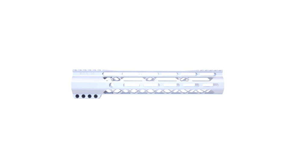 Guntec USA AIR-LOK Series M-LOK Compression Gen 2 Free Floating Handguard w/Monolithic Top Rail, 12in, Clear, GT-12ALC-G2-CLEAR