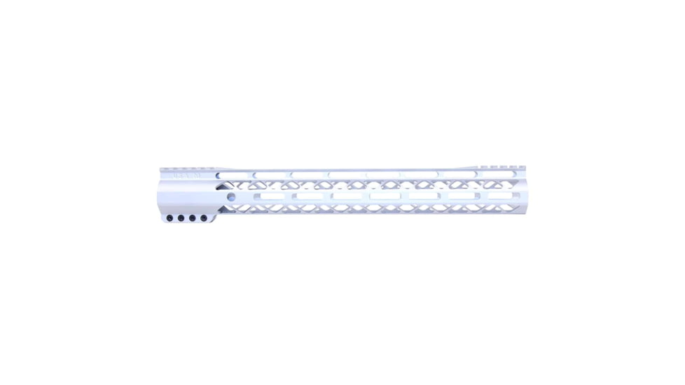 Guntec USA AIR-LOK Series M-LOK Compression Gen 2 Free Floating Handguard w/Monolithic Top Rail, 15in, Clear, GT-15ALC-G2-CLEAR