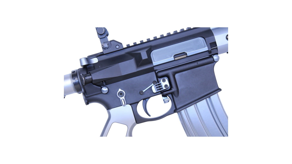 Guntec USA AR-15 Ultra Pistol Furniture Set, Anodized Grey, UPS-GREY
