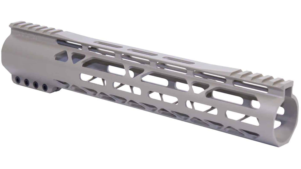 Guntec USA AR-308 12in Air-Lok Series M-LOK Compression Free Floating Handguard w/ Monolithic Top Rail, Gen 2, Flat Dark Earth, GT-12ALC-G2-308-FDE
