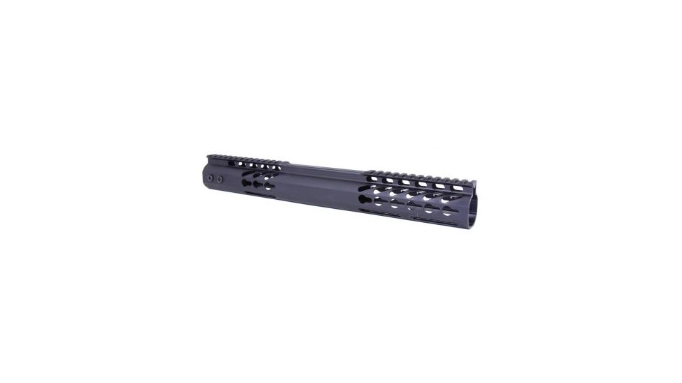 GUNTEC USA AR15 Slick Side 15in Free Floating Keymod Handguard, Black SLKSIDE-15HG