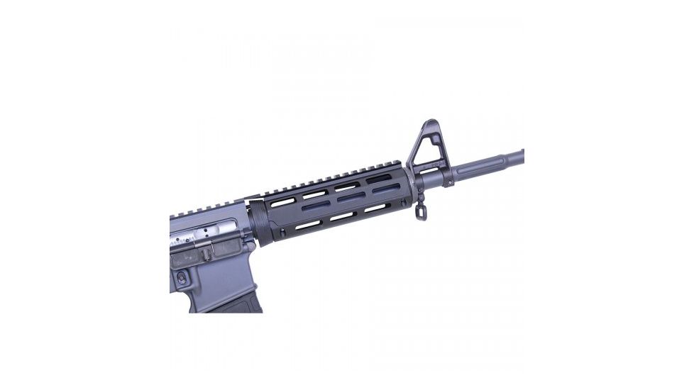 Guntec USA Free Float Handguard, AR-15, M-LOK, Monolithic Top Rail, Carbine Length, 7 inch, T6 Aluminum, Black GT-CAR7-MLK, EDEMO2