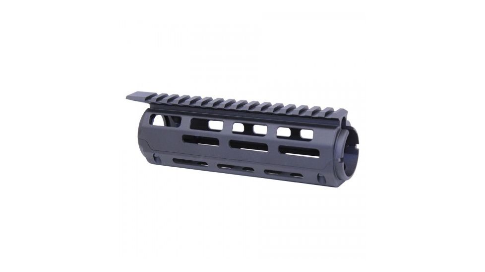 Guntec USA Free Float Handguard, AR-15, M-LOK, Monolithic Top Rail, Carbine Length, 7 inch, T6 Aluminum, Black GT-CAR7-MLK, EDEMO2