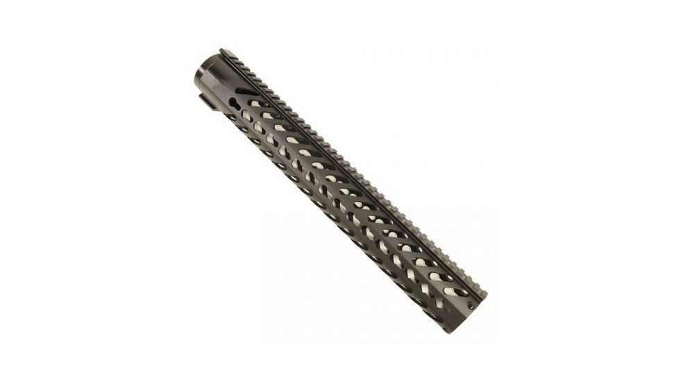 GUNTEC USA Gen 2 Free Floating Keymod Handguard w/Sectional Side/Bottom Rails,15in MKH-15