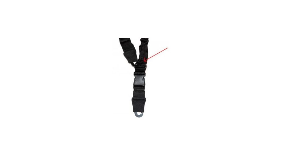 GUNTEC USA Gen3 Two Point/One Point Conversion Sling,Black 2POINT-B