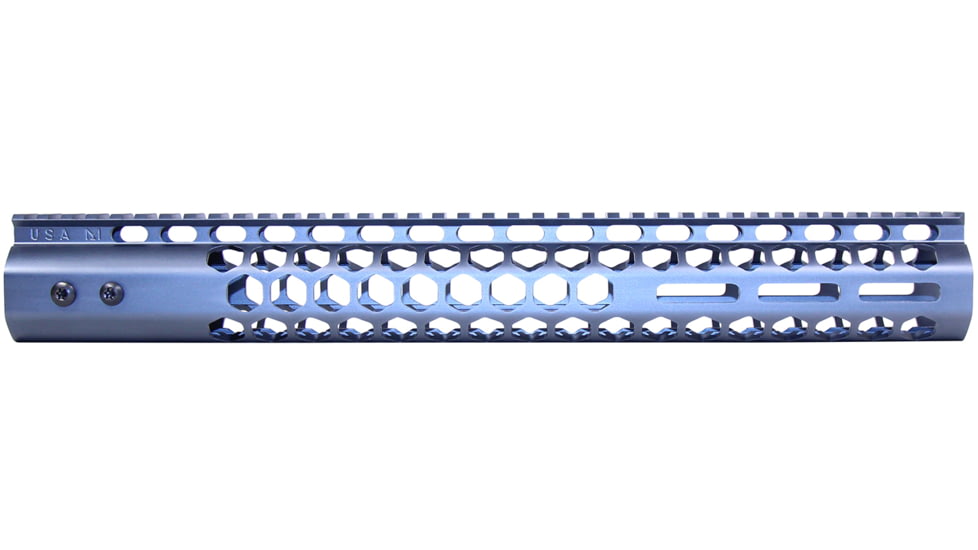 Guntec USA Honeycomb M-LOK Free Floating Handguard With Monolithic Top Rail