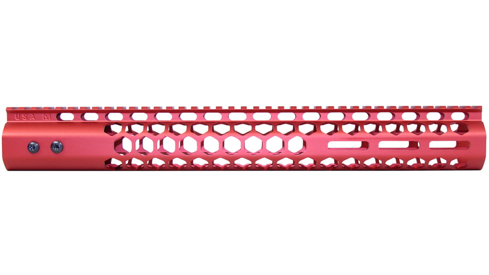 Guntec USA Honeycomb M-LOK Free Floating Handguard With Monolithic Top Rail