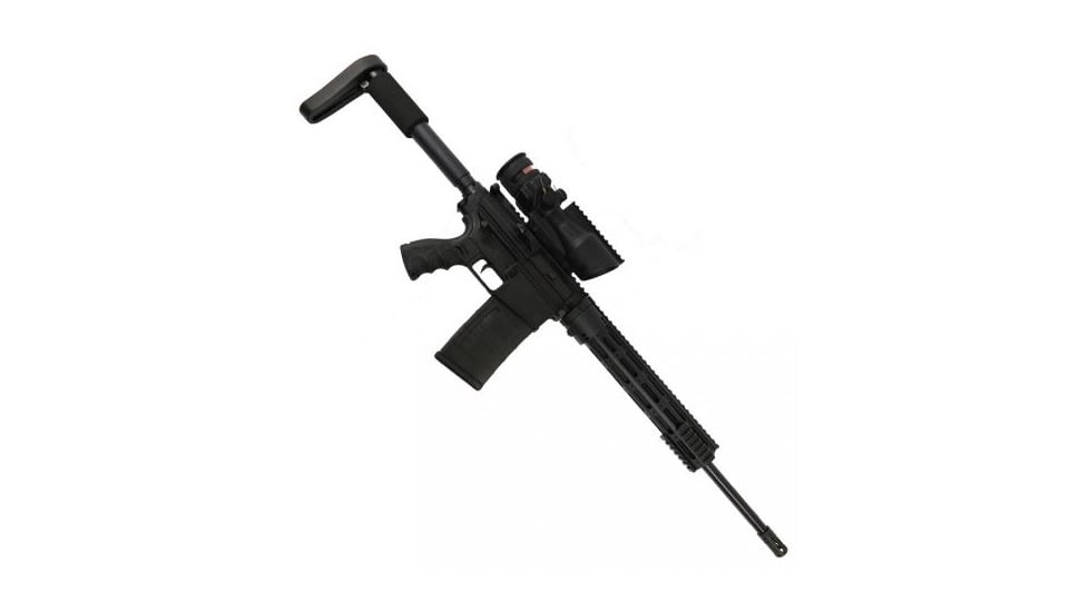GUNTEC USA Thin Profile Free Floating Handguard w/Removable Rails Monolithic Top Rail,.308 Cal,12in,Anodized Black CK308-12