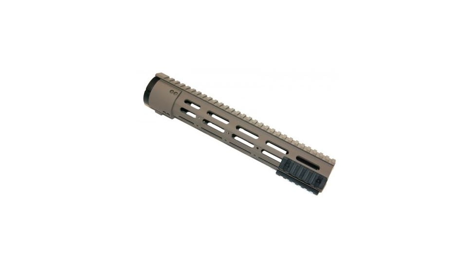 GUNTEC USA Thin Profile Free Floating Handguard w/Removable Rails Monolithic Top Rail,.308 Cal,12in,Cerakote Flat Dark Earth CK308-12-E