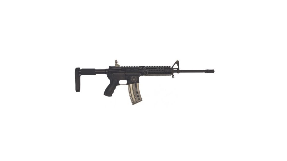 GUNTEC USA Two Piece Handguard w/Removable Sectional Rails,Black GT-7T-A