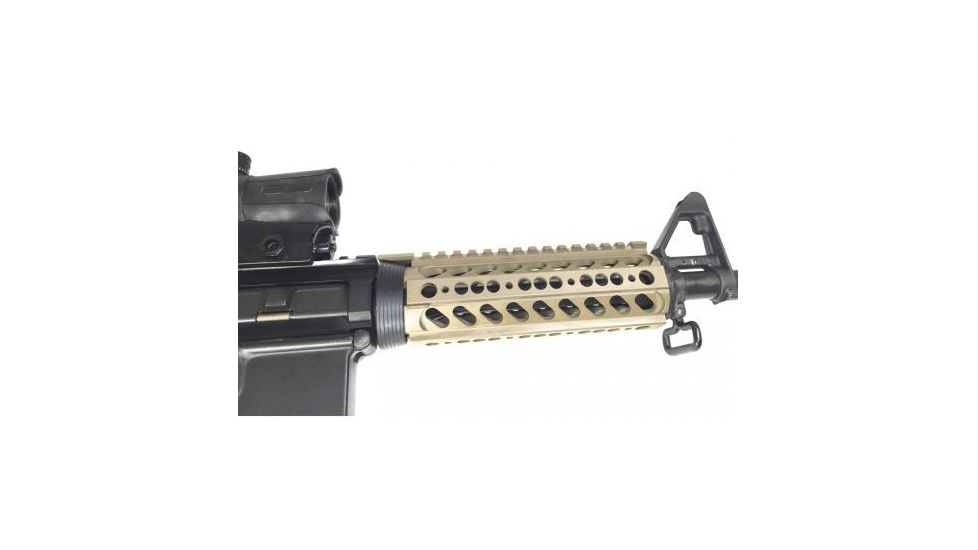 GUNTEC USA Two Piece Handguard w/Removable Sectional Rails,Cerakote Flat Dark Earth GT-7T-A-E