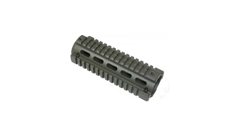 GUNTEC USA Two Piece Quad Rail,Cerakote O.D Green GTQUAD16-G