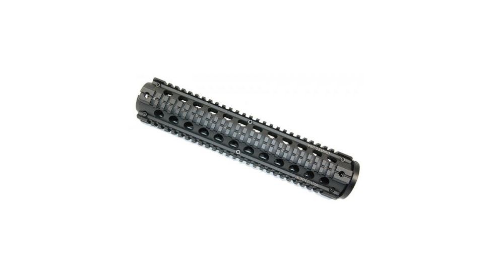 GUNTEC USA Two Piece Quad Rail w/Adapter,Black GTQUAD20