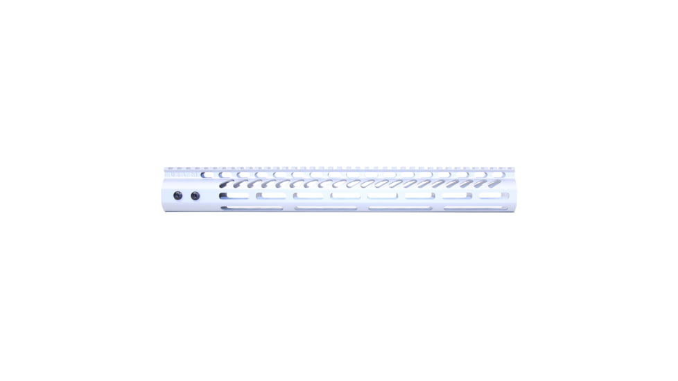 Guntec USA Ultra Lightweight Thin M-LOK System Free Floating Handguard w/Monolithic Top Rail, 15in, Clear, GT-15MLK-CLEAR