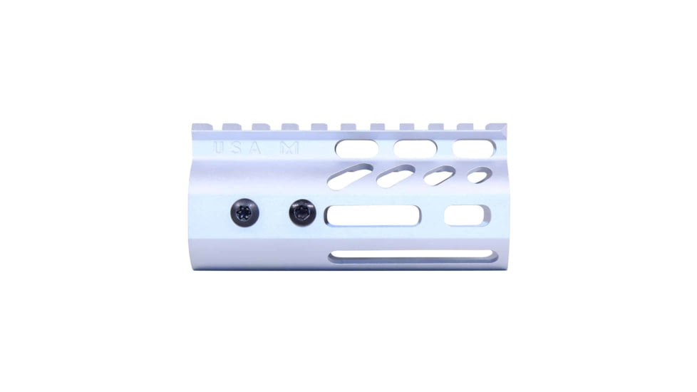Guntec USA Ultra Lightweight Thin M-LOK System Free Floating Handguard w/Monolithic Top Rail, 4in, Unfinished, GT-4MLK-R