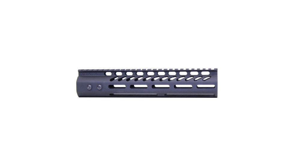 Guntec USA Ultra Lightweight Thin M-LOK System Free Floating Handguard With Monolithic Top Rail, .308, 10&quot;, Black GT-10MLK-308
