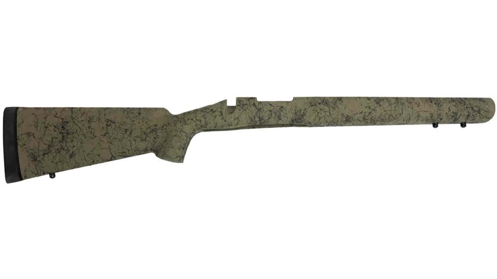 H-S Precision Remington 700 BDL Tactical Rifle Stock, SA, RH, Olive/Black, 32.65in O.A.L., 13.5in L.O.P., PST012-OliveBlack