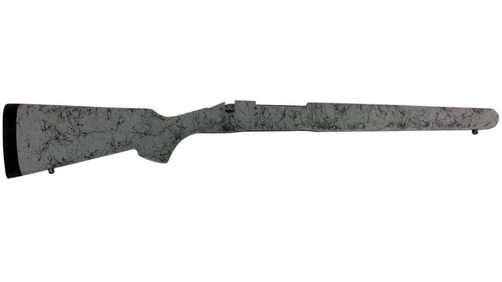 H-S Precision Remington 700 BDL Varmint Rifle Stock, LA, RH, Grey/Black, 32in O.A.L., 13.5in L.O.P., PSV029-GrayBlack