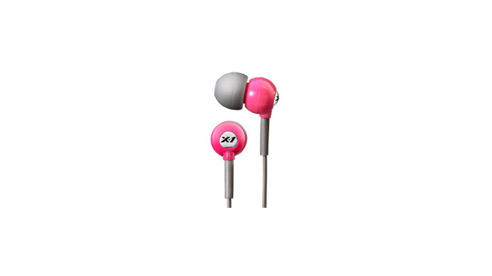 H2O Audio Flex Waterproof Headphones, Power Pink H2O-CB1-PK