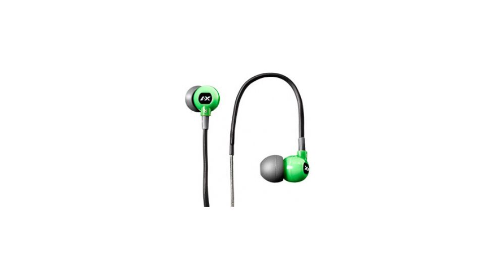 H2O Audio Trax Runner'S Waterproof Headphones, Green H2O-TR1-GN